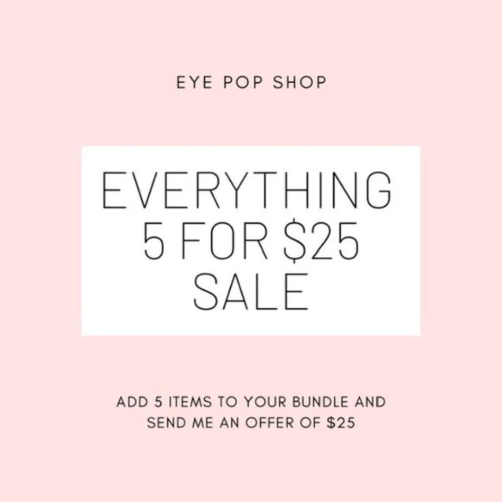 5 for $25 Double Sided Crystal Stud Earrings - Picture 5 of 5